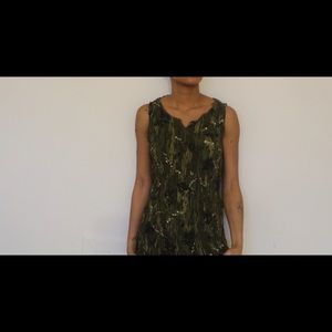 Floral Green Dress